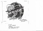 Various pictures of the USS STERLET (SS392) over the years and assorted patches-flags -Disney original line art